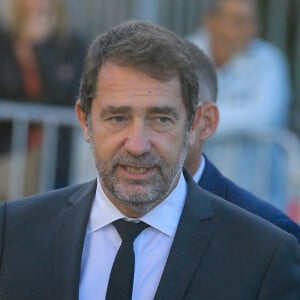 Christophe Castaner - Arrivées aux obsèques de Bernard Tapie en la cathédrale de la Major à Marseille le 8 octobre 2021. © Jacovides / Santini / Bestimage