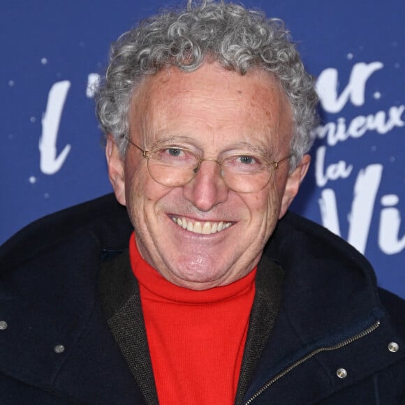 Nelson Monfort - Avant-première du film "L'amour c'est mieux que la vie" au cinéma UGC Normandie à Paris. Le 17 janvier 2022. © Coadic Guirec/Bestimage