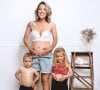 Daniela Martins, ex-candidate de télé-réalité, mariée à Julien, maman de deux enfants et enceinte de son troisièmé bébé.