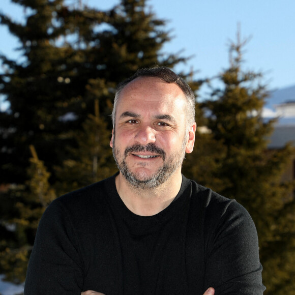 François-Xavier Demaison lors d'un photocall à la 25ème édition du Festival international du film de comédie de l'Alpe d'Huez le 18 janvier 2022. © Dominique Jacovides / Bestimage