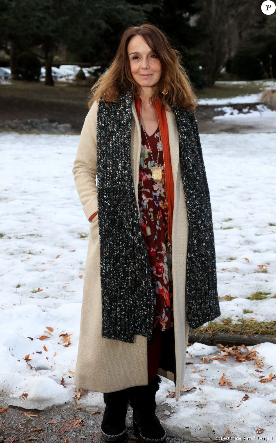 L'actrice Philippine LeroyBeaulieu pour le film Agathe Koltes lors du