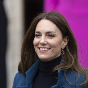 Kate Catherine Middleton, duchesse de Cambridge, en visite au musée Foundling à Londres. Le 19 janvier 2022