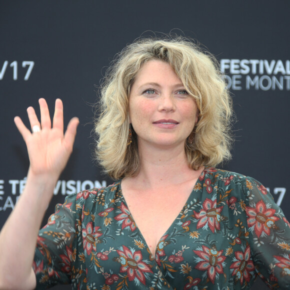 Cécile Bois lors du photocall de "Candice Renoir" lors du 57ème Festival de la télévision de Monté-Carlo. © Denis Guignebourg / Bestimage