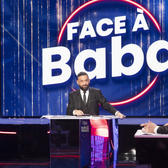 Cyril Hanouna - Enregistrement de l'émission "Face à Baba, Spéciale Jean-Luc Mélenchon", diffusée en direct le 27 janvier sur C8