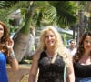 Caroline Receveur, Julie Ricci, Daniela Martins, Monia et Loana lors du tournage des Anges de la télé-rééalité 2, à Miami