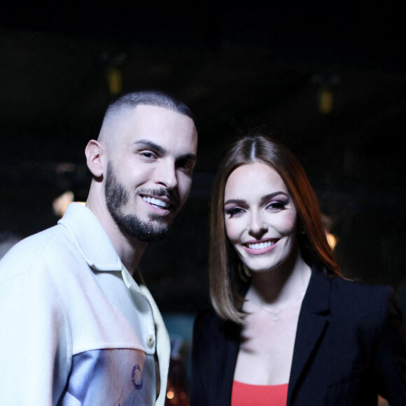 Exclusif - Baptiste Giabiconi, Maeva Coucke - Backstage - Enregistrement des 10 ans de l'émission "Vendredi tout est permis (VTEP)", présentée par Arthur Essebag et diffusée le 29 janvier sur TF1 © Jacovides-Moreau / Bestimage