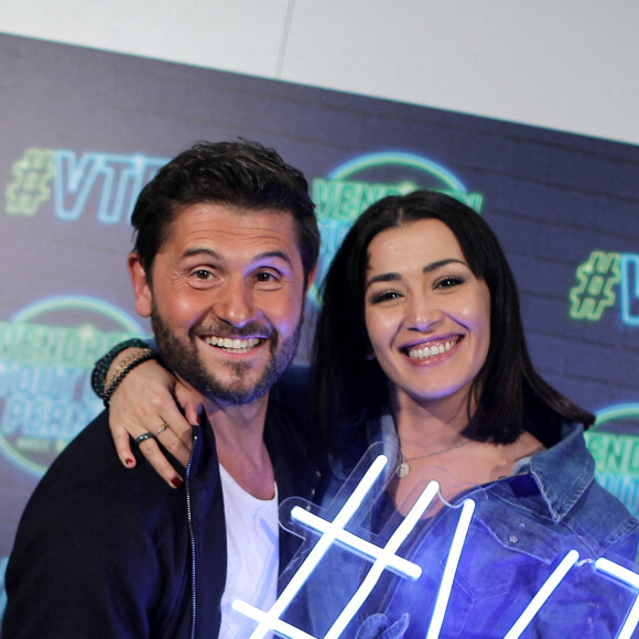 Exclusif - Christophe Beaugrand, Karima Charni - Backstage - Enregistrement des 10 ans de l'émission "Vendredi tout est permis (VTEP)", présentée par Arthur Essebag et diffusée le 29 janvier sur TF1 © Jacovides-Moreau / Bestimage