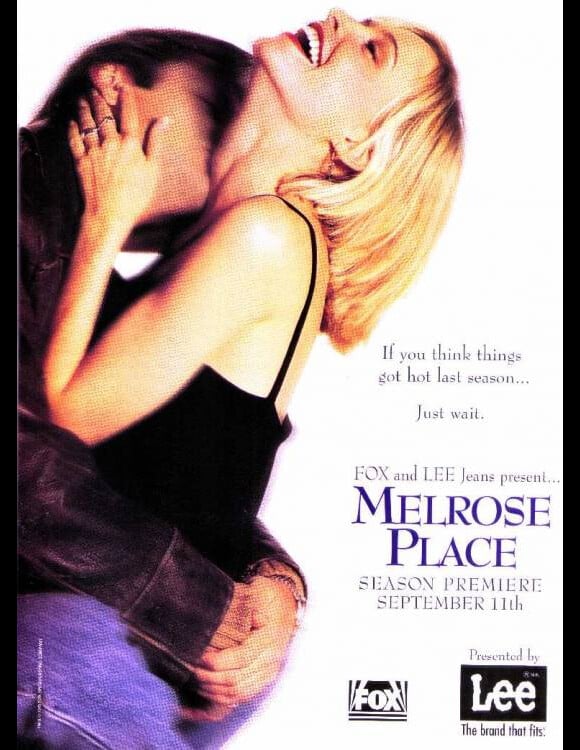 Affiche de la saison 4 de la série "Melrose Place". 1995.