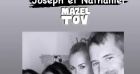 Laeticia Hallyday avec ses filles Jade et Joy et Jalil Lespert lors de la bar-mitzvah d'enfants d'amis à New York le 29 janvier 2022.