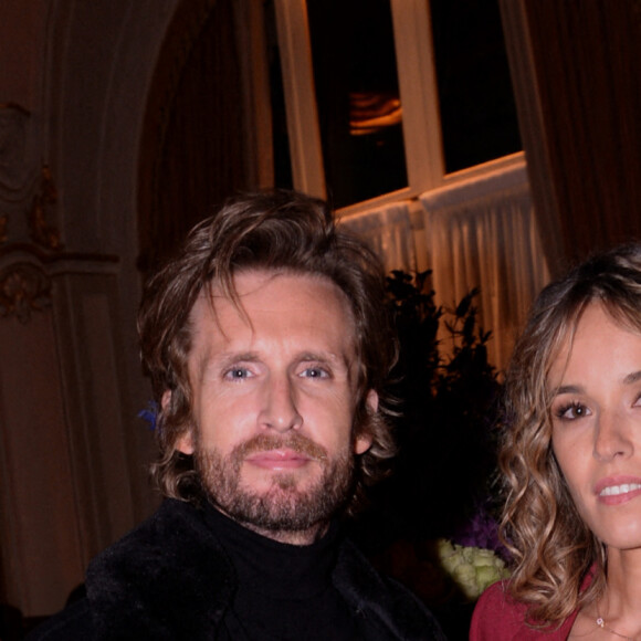 Exclusif - Philippe Lacheau, Elodie Fontan lors du dîner de la soirée de présentation de la collection Messika by Kate Moss à l'hôtel Ritz à Paris en marge de la fashion week collection printemps/été 2022 le 3 octobre 2021. © Rachid Bellak / Bestimage