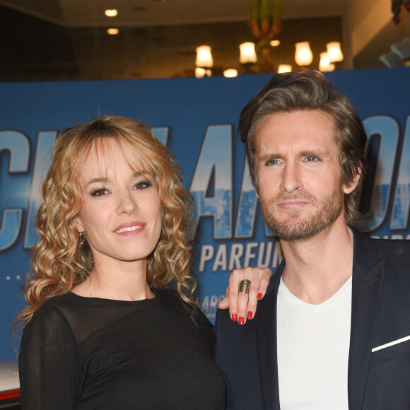 Elodie Fontan et son compagnon Philippe Lacheau à l'avant-première du film "Nicky Larson et le Parfum de Cupidon" au cinéma Le Grand Rex à Paris, France, le 1er février 2019. © Coadic Guirec/Bestimage