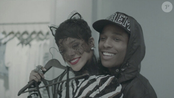 Rihanna et Asap Rocky dans le clip en 2013 intitulé "Fashion Killa"