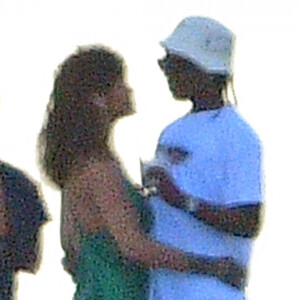 Exclusif - Rihanna et A$AP Rocky, ici photographiés en vacances à la Barbade, attendent leur premier enfant.