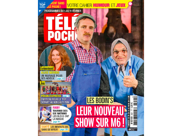 Couverture du magazine "Télé Poche" du 31 janvier 2022
