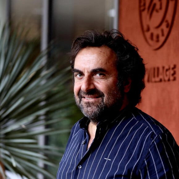 André Manoukian au village lors des internationaux de France de tennis de Roland Garros à Paris, France, le 4 juin 2021. © Dominique Jacovides/Bestimage 