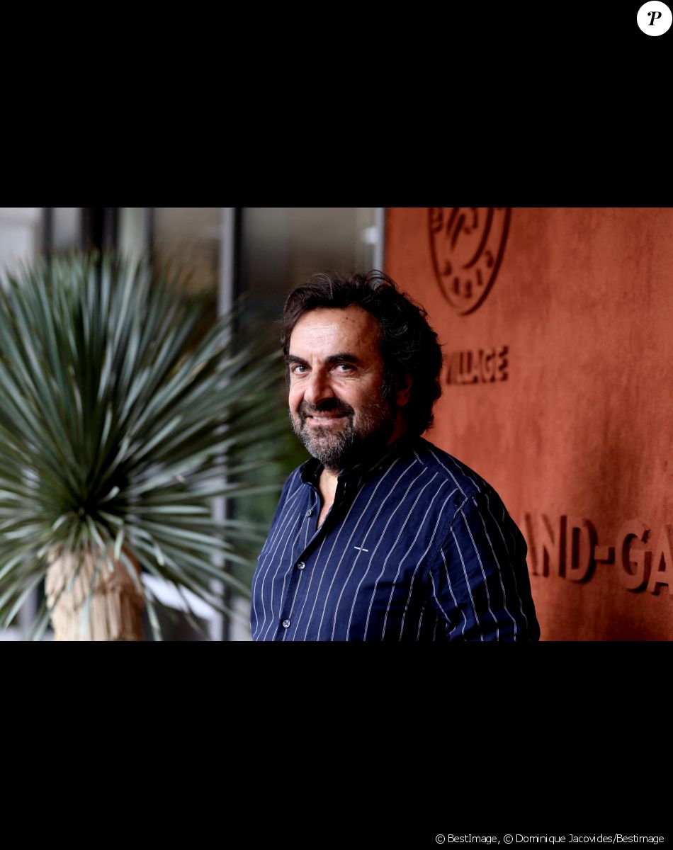 André Manoukian au village lors des internationaux de France de tennis de Roland Garros à Paris, France, le 4 juin 2021. © Dominique Jacovides/Bestimage