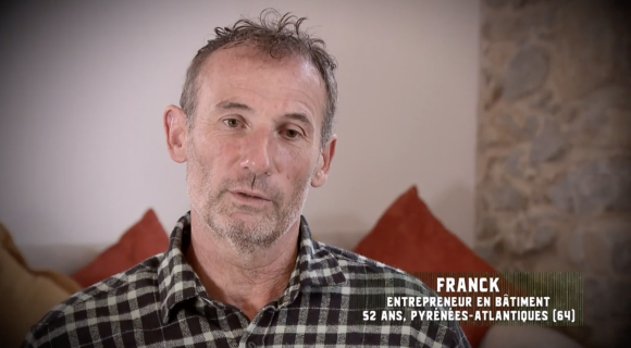 Franck dans "Koh-Lanta, Le Totem maudit" sur TF1.