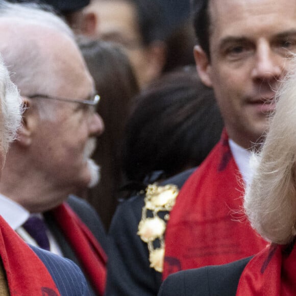 Le prince Charles, prince de Galles, et Camilla Parker Bowles, visitent Chinatown à l'occasion du Nouvel An lunaire à Londres, Royaume Uni, le 1er février 2022. 