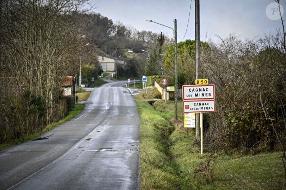 Vue générale de la maison de Delphine Jubillar à Cagnac-les-Mines en France, le 8 janvier 2022.