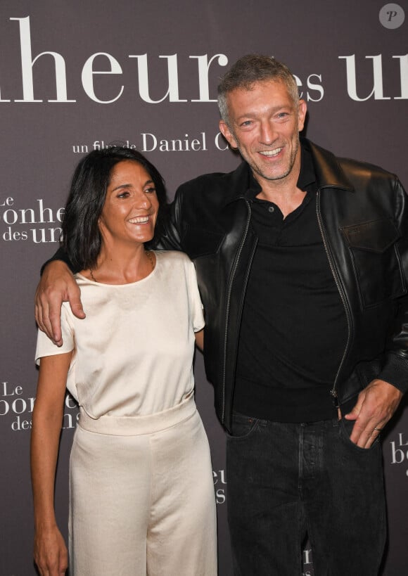 Florence Foresti et Vincent Cassel - Avant-première du film "Le Bonheur des uns..." au cinéma Pathé Opéra Premier à Paris, le 8 septembre 2020. © Coadic Guirec/Bestimage 