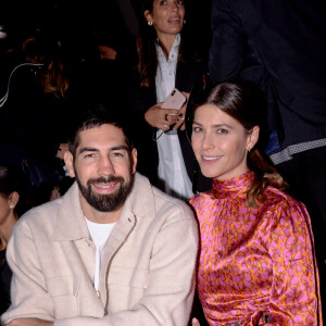 Nikola Karabatic et sa compagne Géraldine Pillet - Front Row - Etam Live Show 2019 au Stade Roland Garros à Paris le 24 septembre 2019. © Rachid Bellak / Bestimage