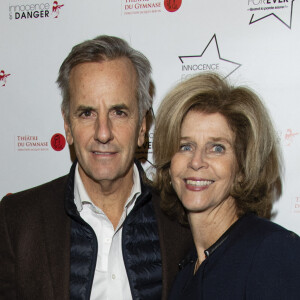 Bernard de La Villardière et sa femme Anne de la Villardière - Photocall de la soirée Innocence Forever au théâtre du gymnase à Paris le 26 novembre 2018. © Cyril Moreau-Pierre Perusseau/Bestimage