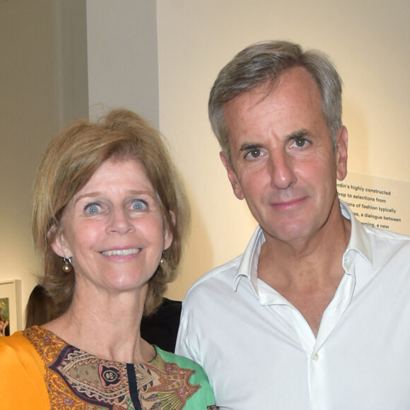 Bernard de la Villardière et sa femme Anne - People au vernissage de l'exposition "Femininities - Guy Bourdin" à la Maison Chloé à Paris, à l'occasion de la fashion week. Le 2 juillet 2017 © Giancarlo Gorassini / Bestimage 