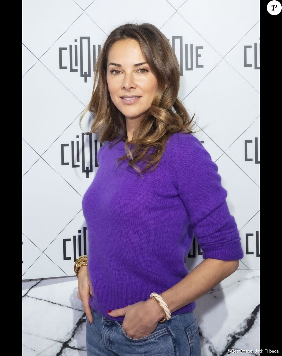 Mélissa Theuriau en backstage de l'émission "Clique". Paris, le 18 novembre 2021. © Jack Tribeca/Bestimage