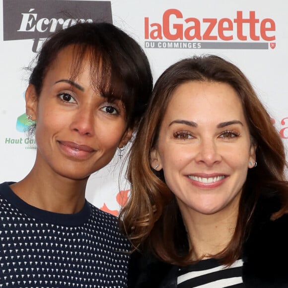 Sonia Rolland et Mélissa Theuriau - 20e anniversaire du Festival des Créations Télévisuelles de Luchon, le 10 février 2018. © Patrick Bernard/Bestimage