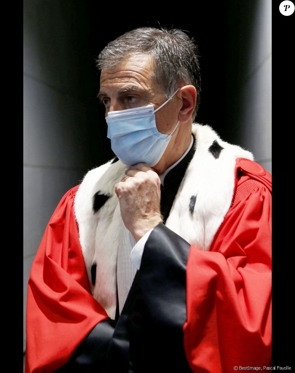 Monsieur Jacques Dallest, procureur général, lors du procès en assises de Nordhal Lelandais, à Grenoble, Isère, France, le 31 janvier 2022. © Pascal Fayolle/Bestimage