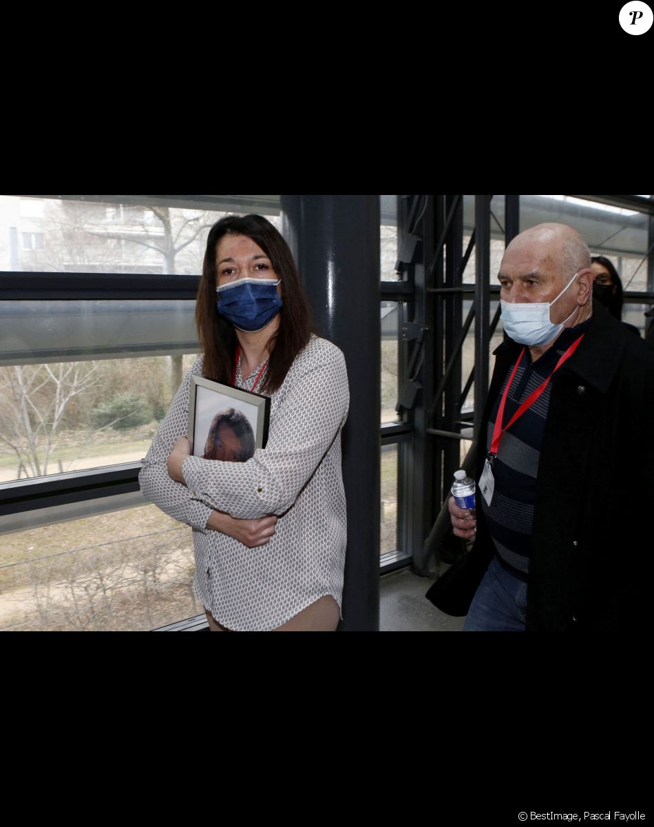 Jennifer Cleyret-Marrel, mère de Maëlys, lors du procès en assises de Nordhal Lelandais, à Grenoble, Isère, France, le 31 janvier 2022. © Pascal Fayolle/Bestimage