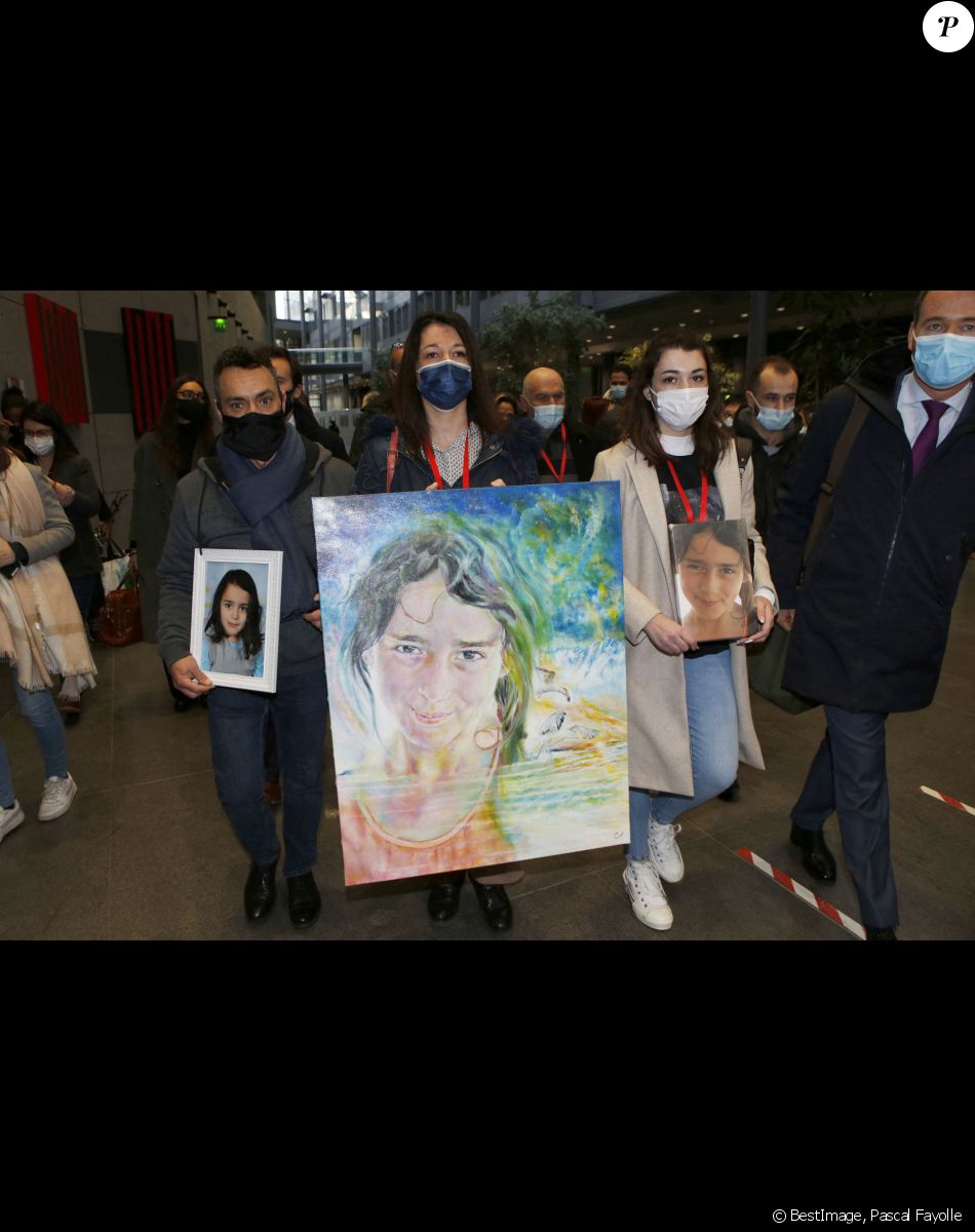 Les parents de Maëlys, Jennifer Cleyet Marrel et Joachim De Araujo lors du procès en assises de Nordhal Lelandais, à Grenoble. Grenoble, (Isère) FRANCE-31/01/2022. © Pascal Fayolle / Bestimage