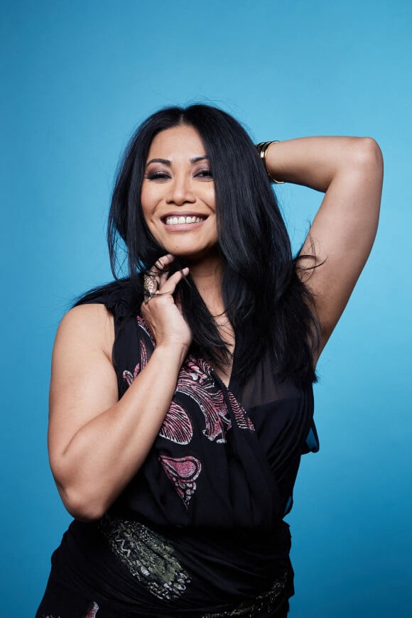 Exclusif - No Web - No Tabloids - Anggun - Studio - Enregistrement de l'émission "Duos Mystères" à la Seine Musicale à Paris, diffusée le 20 août sur TF1 © Gaffiot-Moreau / Bestimage