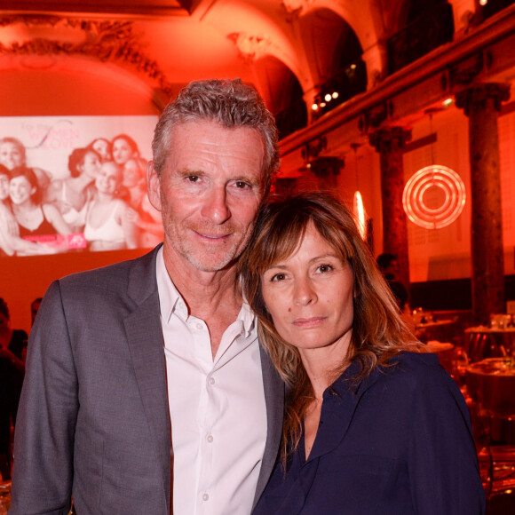 Exclusif - Denis Brogniart et sa femme Hortense Brogniart - Dîner de la Fondation ARC au Pavillon Cambon-Capucines à Paris, le 7 octobre 2019. © Rachid Bellak / Bestimage