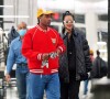 Exclusif - Rihanna et son compagnon Asap Rocky font du shopping à New York le 2 décembre 2021.