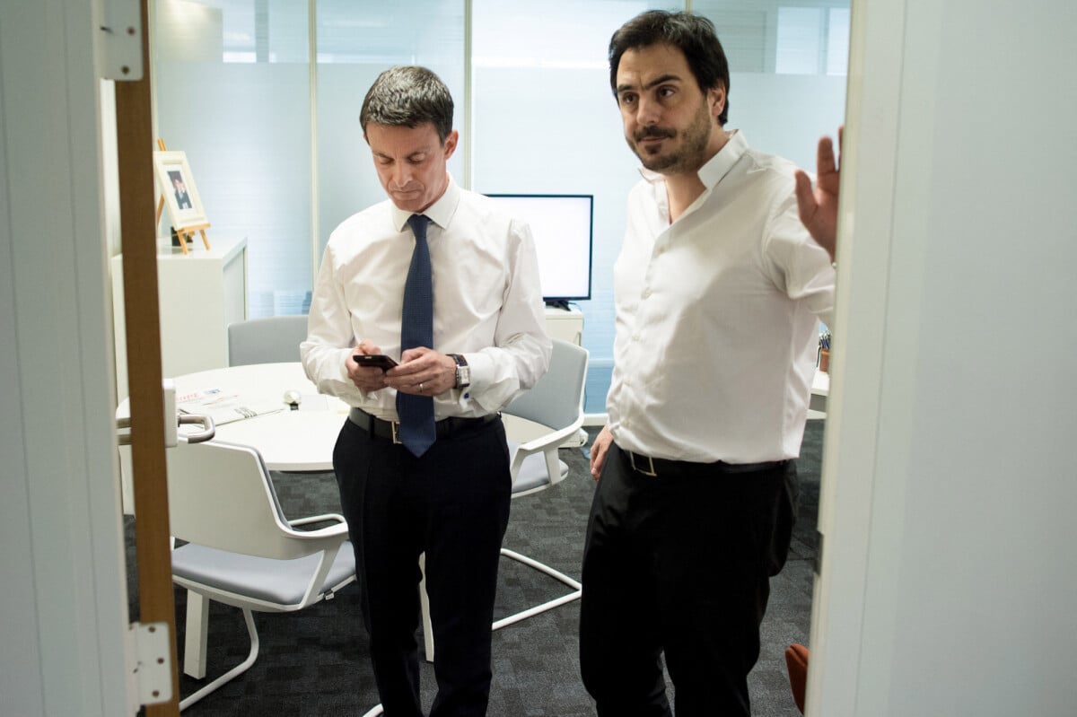 Photo Manuel Valls et Harold Hauzy Le candidat à la primaire de la