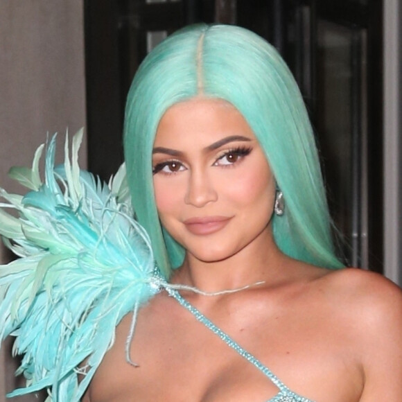 Kylie Jenner à la sortie du Mark Hotel pour se rendre à l'after party de la 71ème édition du MET Gala (Met Ball, Costume Institute Benefit) à New York, le 6 mai 2019. 