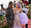 Travis Scott et sa compagne Kylie Jenner - Arrivée des people à l'after party de la 71ème édition du MET Gala (Met Ball, Costume Institute Benefit) sur le thème "Camp: Notes on Fashion" au Metropolitan Museum of Art à New York, le 6 mai 2019 