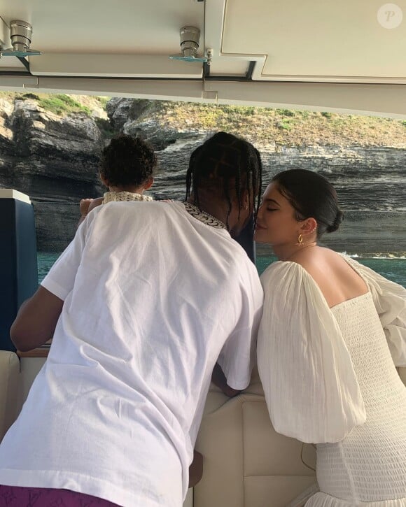 Kylie Jenner, Travis Scott et leur fille Stormi