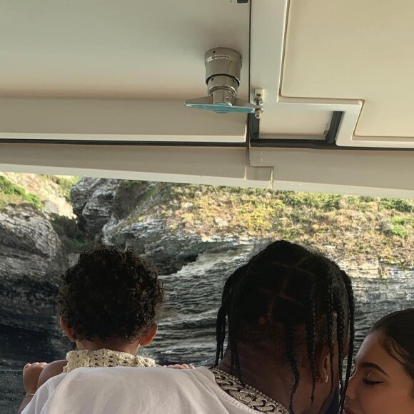 Kylie Jenner, Travis Scott et leur fille Stormi