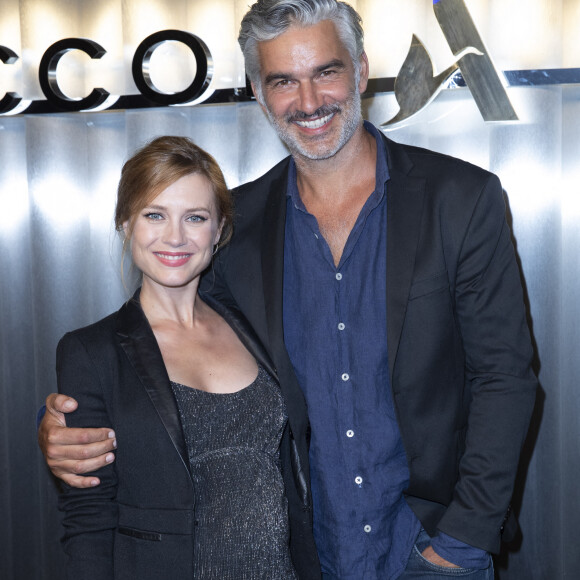 François Vincentelli et sa compagne Alice Dufour - Concert hommage à Johnny Hallyday "Que je t'aime" à l'AccorHotels Arena Paris Bercy. Le 14 septembre 2021. © Borde-Jacovides-Moreau / Bestimage