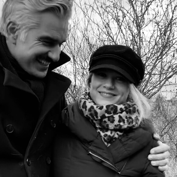 François Vincentelli et Alice Dufour sur Instagram. Le 11 janvier 2021.