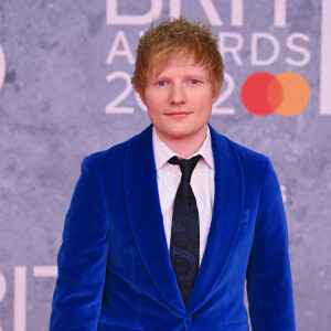 Ed Sheeran assiste à la cérémonie des Brit Awards à l'O2 Arena. Londres, le 8 février.