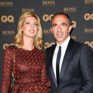 Nikos Aliagas et sa compagne Tina Grigoriou lors de la soirée de la 8ème édition des GQ Hommes de l'Année 2017 au Trianon à Paris, France, le 15 novembre 2017. © Coadic Guirec/Bestimage