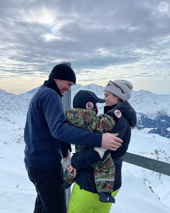 La princesse Eugenie et son mari Jack Brooksbank célèbrent leur premier anniversaire de leur fils August, sur Instagram le 9 février 2022.