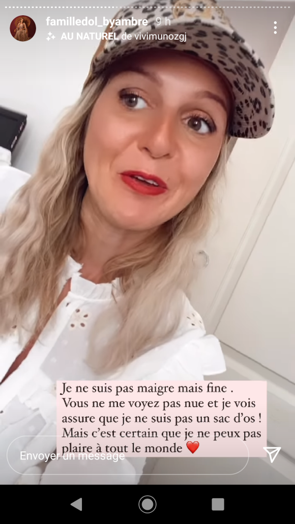 Ambre Dol de "Familles nombreuses" critiquée sur son physique, elle réagit
