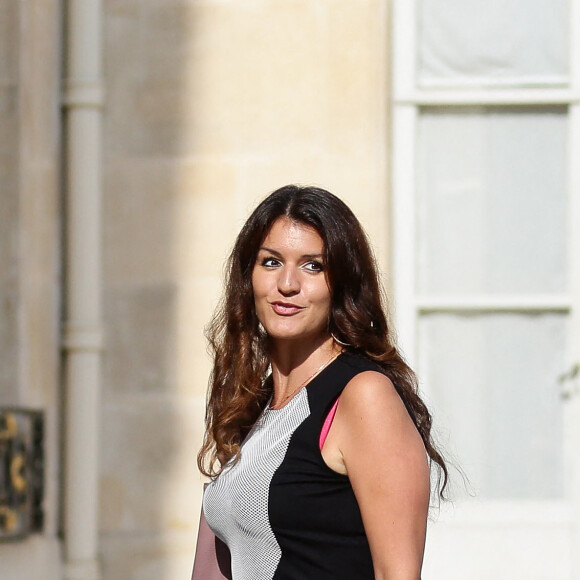 Marlène Schiappa, secrétaire d'Etat chargée de l'Egalité entre les femmes et les hommes - Séminaire gouvernemental de rentrée au Palais de l'Elysée à Paris. Le 28 août 2017