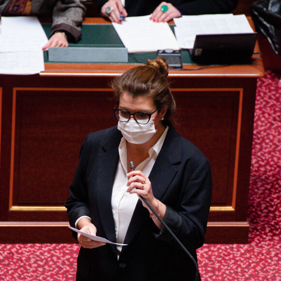 Marlene Schiappa - Questions d'actualité au Gouvernement. Paris. Le 12 janvier 2022.