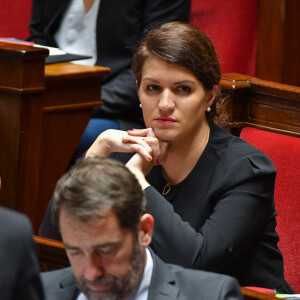 Marlène Schiappa - Séance de question au gouvernement à l'Assemblée Nationale à Paris le 16 janvier 2018. © Lionel Urman
