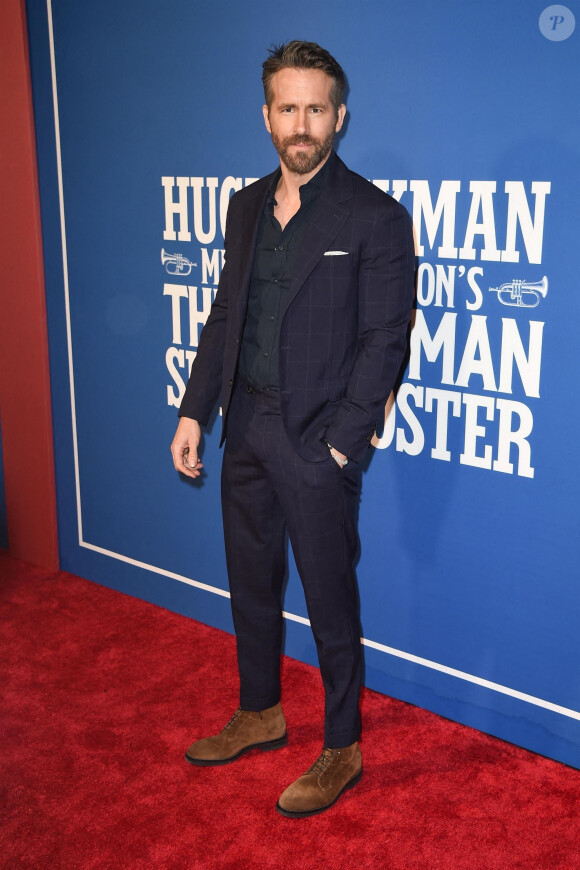 Ryan Reynolds assiste l'avant-première de la comédie musicale "The Music Man" au Winter Garden Theatre à New York le 10 février 2022.